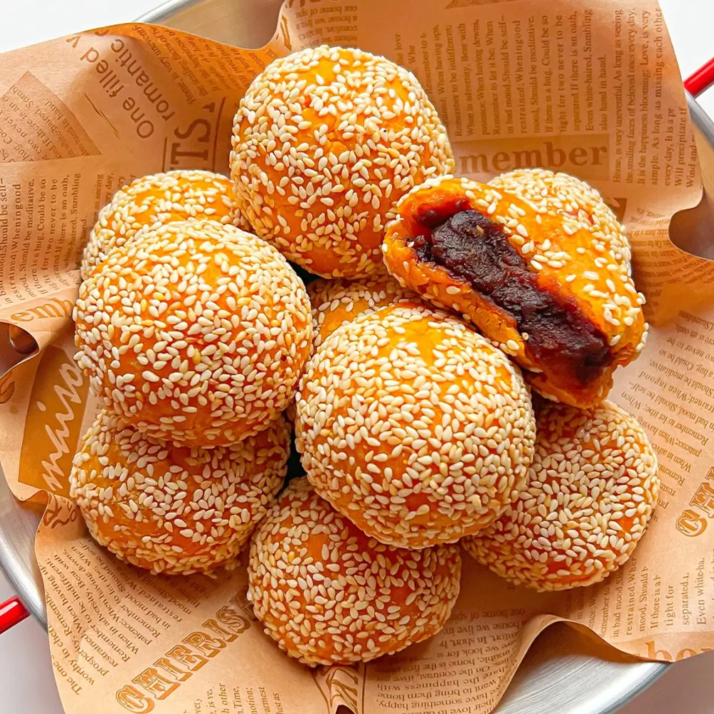 Ikimono-Ramen-Japanese-Restaurant-Sesame-Ball-Portland Sesame ball at Ikimono Ramen Japanese Restaurant in Portland